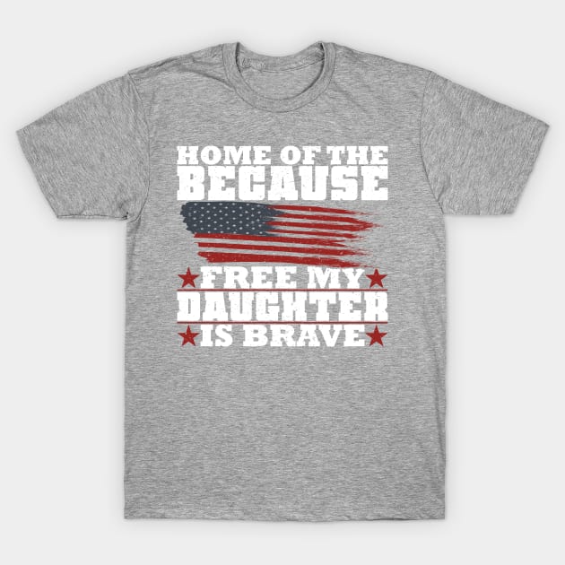 Land Of The Because USA T-Shirt by FancyVancy